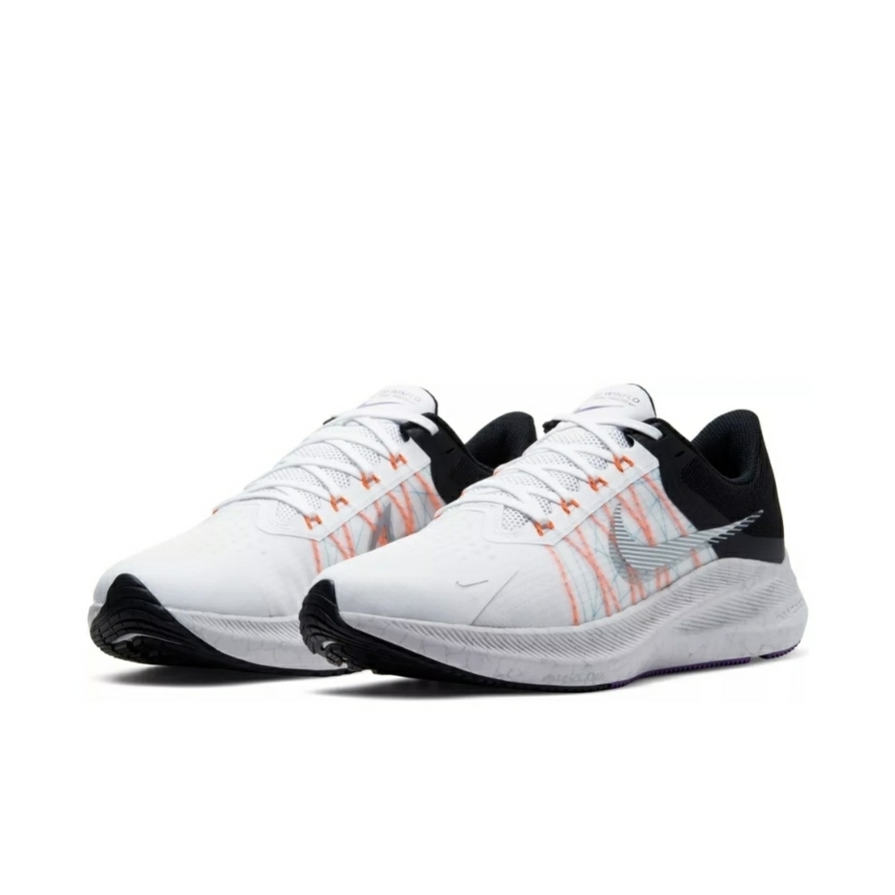Nike Air Zoom Winflo 8 Men's Color White Black Crimson Size 10